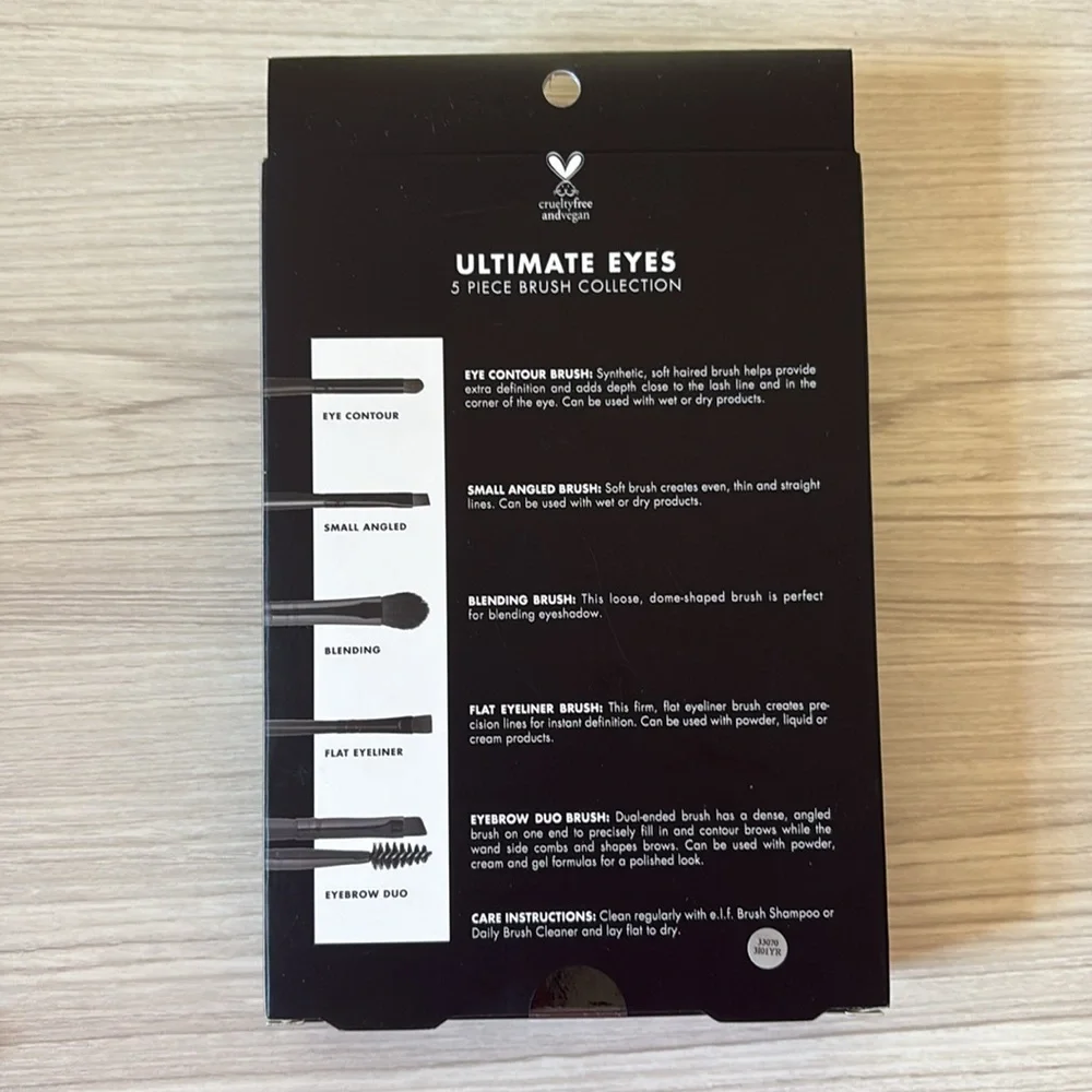 E.L.F. Ultimate Eyes 5 Piece Brush Collection